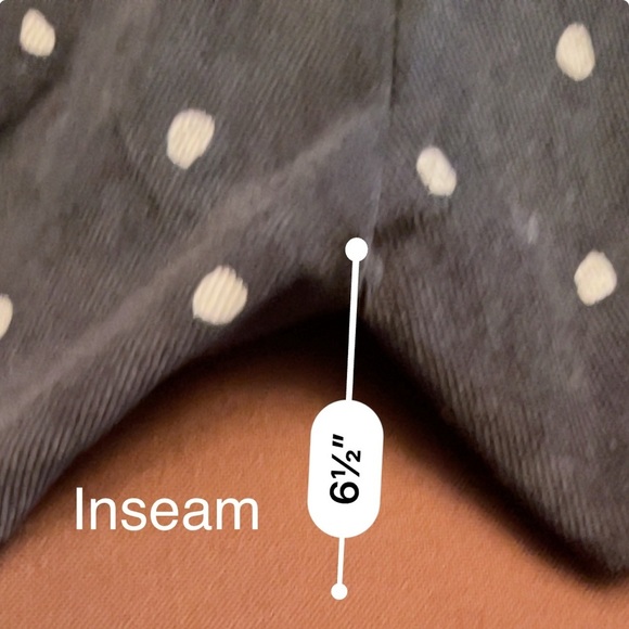 Entro Blue and White Skorts with Scalloped Hem - Picture 8 of 9